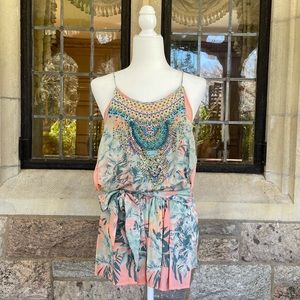 Camilla Tropical Print Playsuit